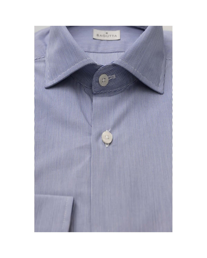 Bagutta Men's Light Blue Cotton Shirt - 2XL