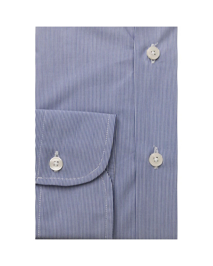 Bagutta Men's Light Blue Cotton Shirt - 2XL