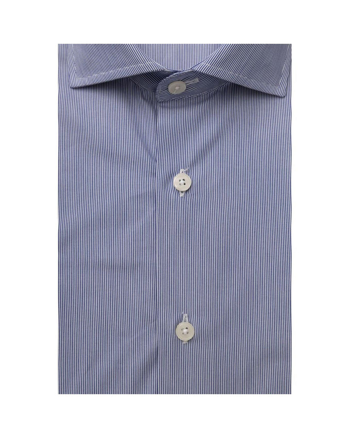 Bagutta Men's Light Blue Cotton Shirt - 2XL