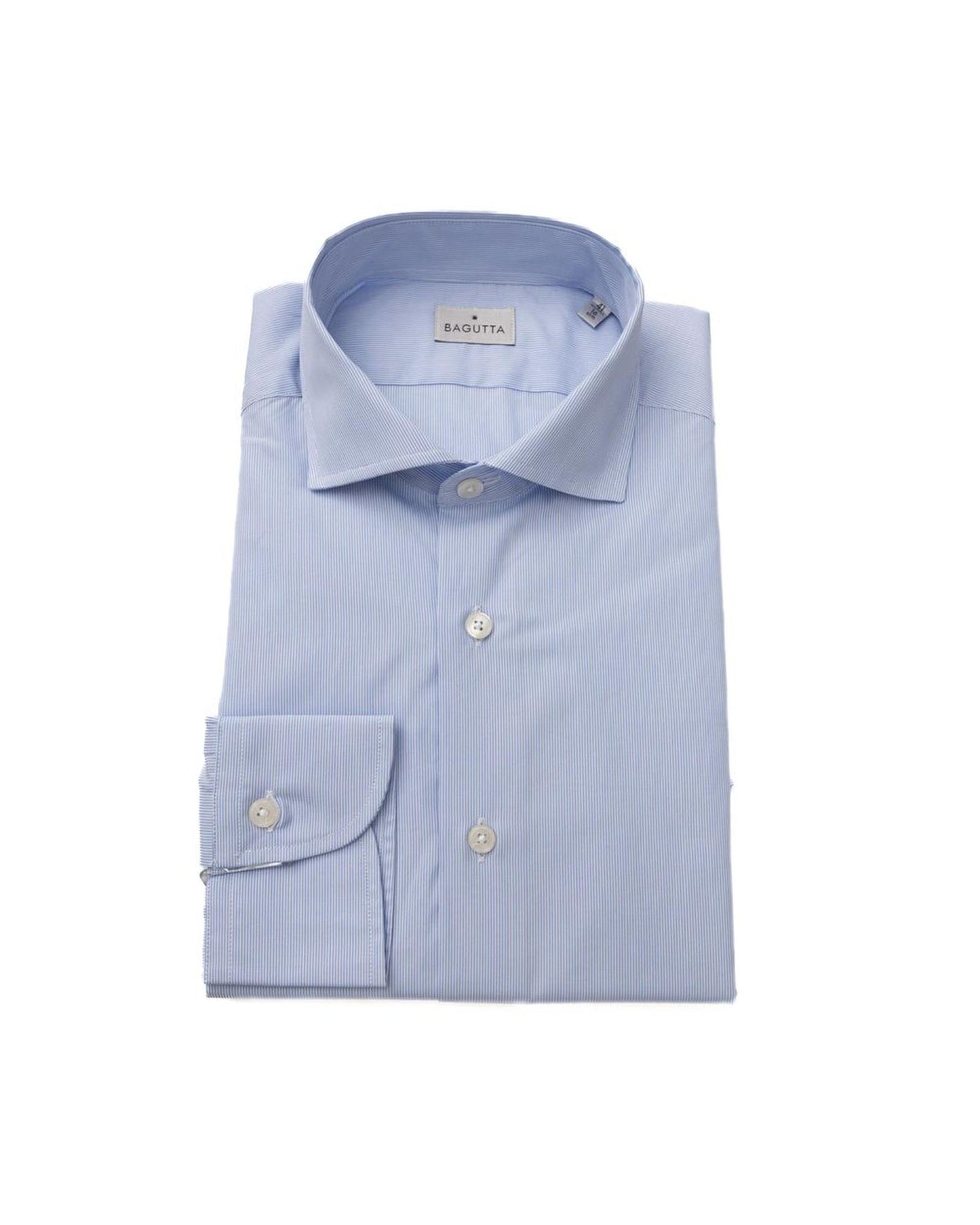 Bagutta Men's Light Blue Cotton Shirt - XL