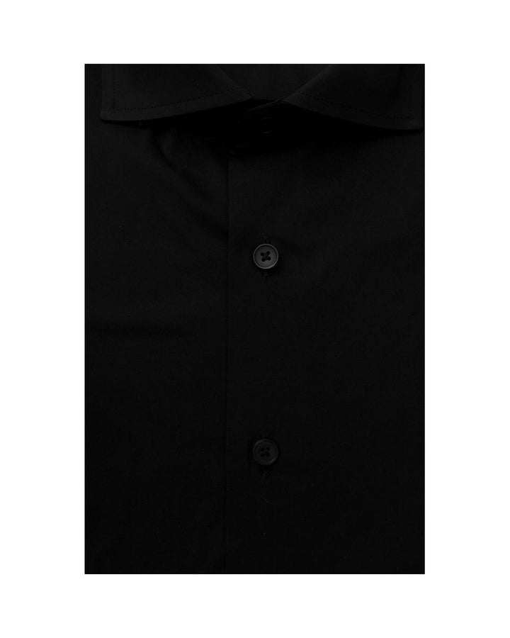 Bagutta Men's Black Cotton Shirt - L