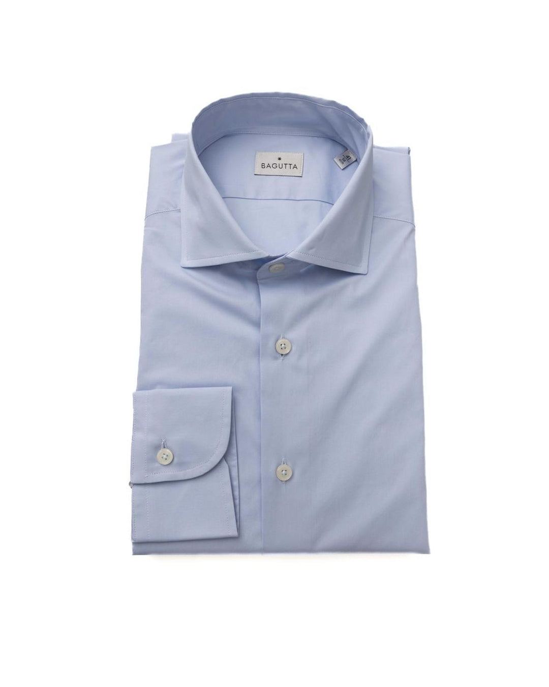 Bagutta Men's Light Blue Cotton Shirt - L