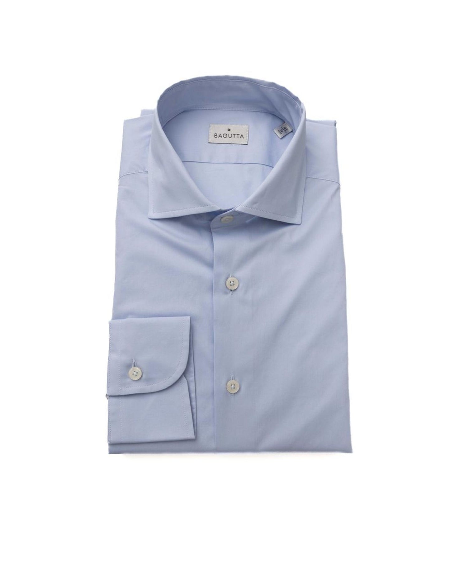 Bagutta Men's Light Blue Cotton Shirt - 2XL