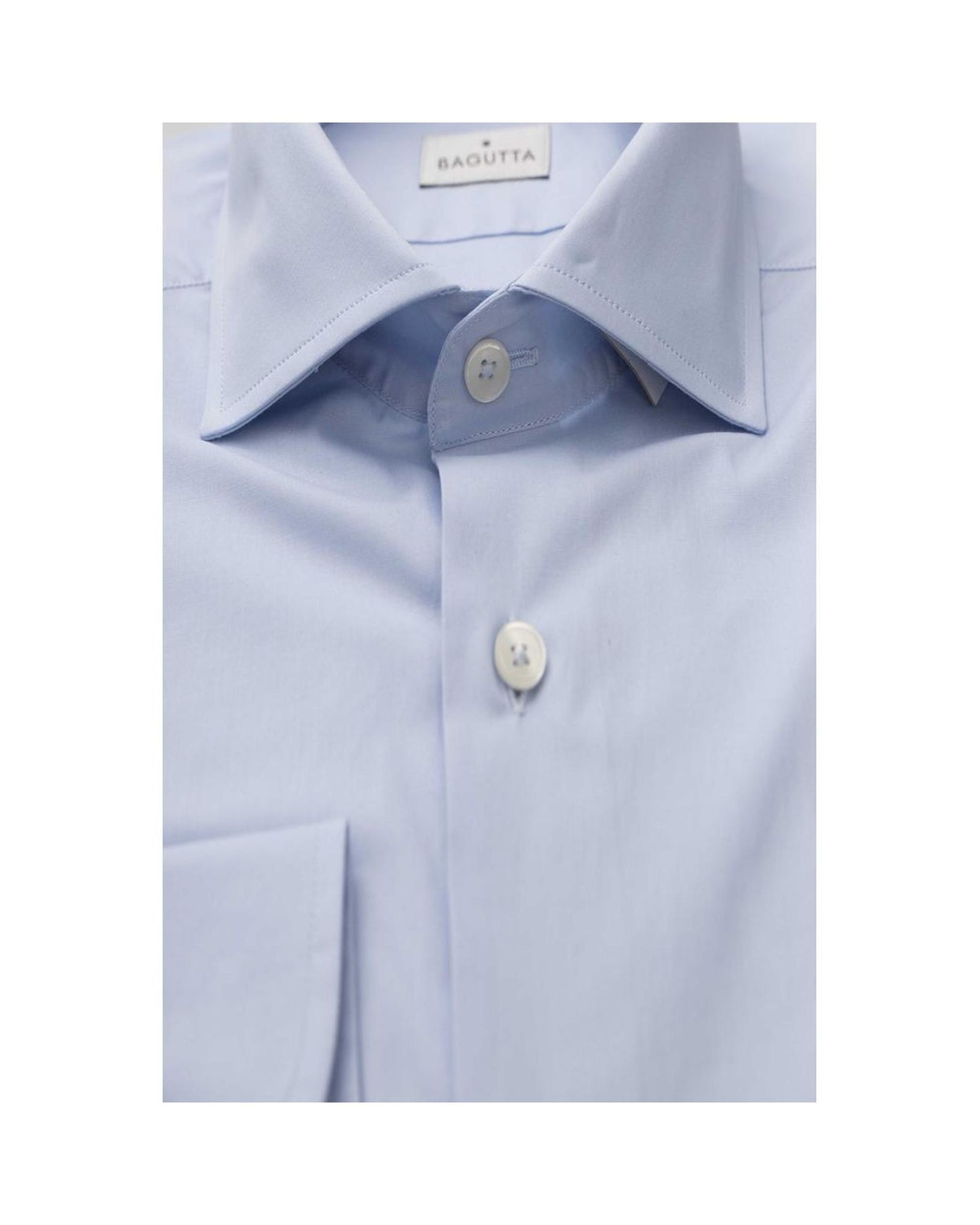 Bagutta Men's Light Blue Cotton Shirt - 2XL