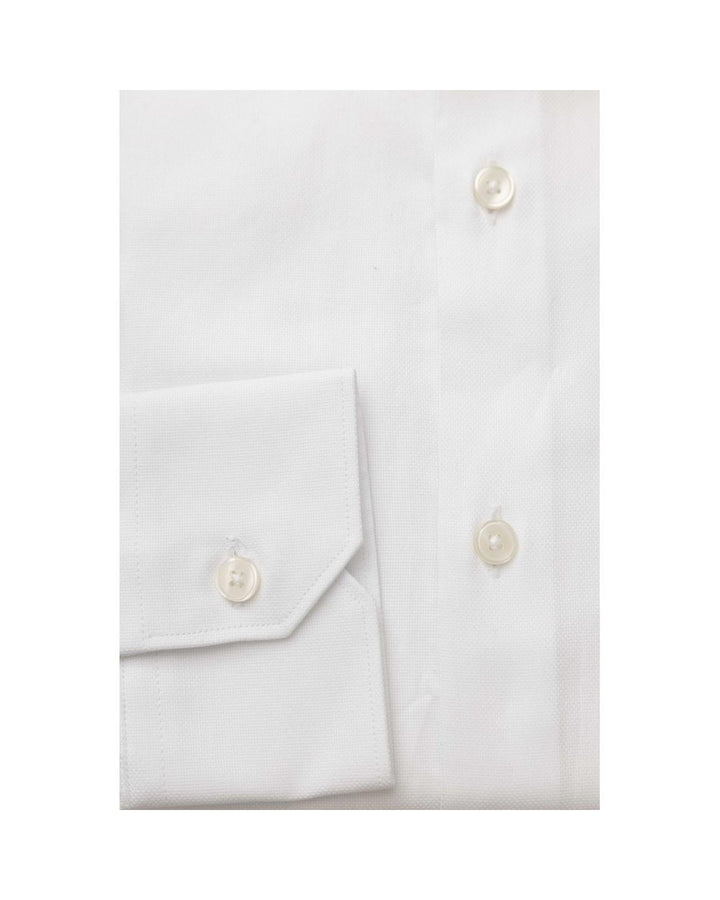 Bagutta Men's White Cotton Shirt - L