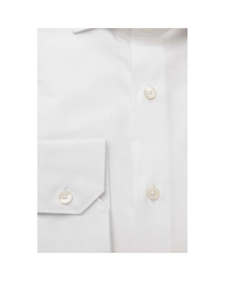 Bagutta Men's White Cotton Shirt - L