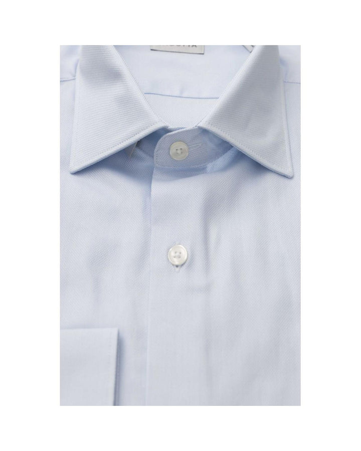 Bagutta Men's Light Blue Cotton Shirt - 2XL