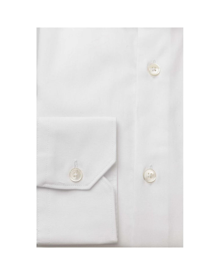 Bagutta Men's White Cotton Shirt - 44 IT