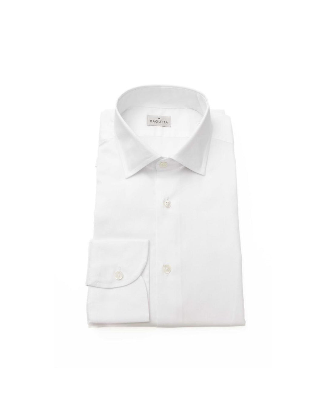 Bagutta Men's White Cotton Shirt - 4XL