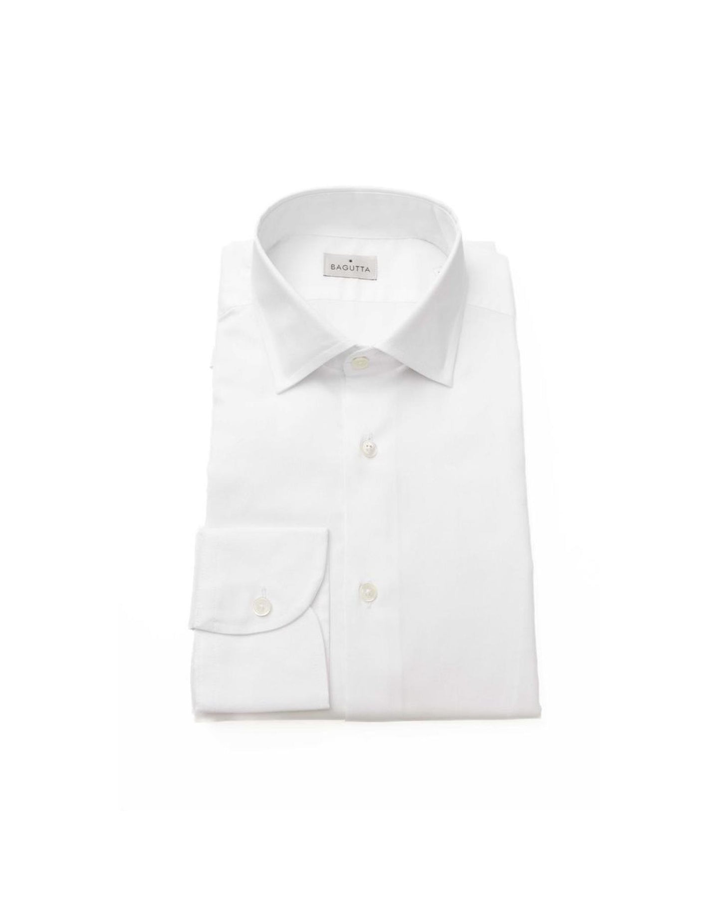 Bagutta Men's White Cotton Shirt - 4XL