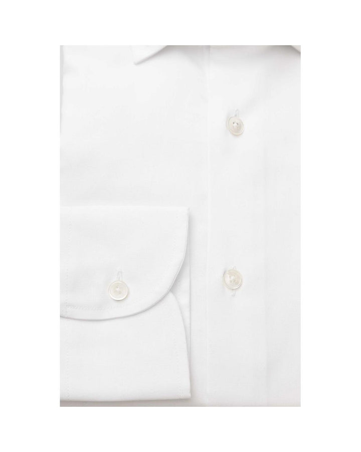 Bagutta Men's White Cotton Shirt - 4XL