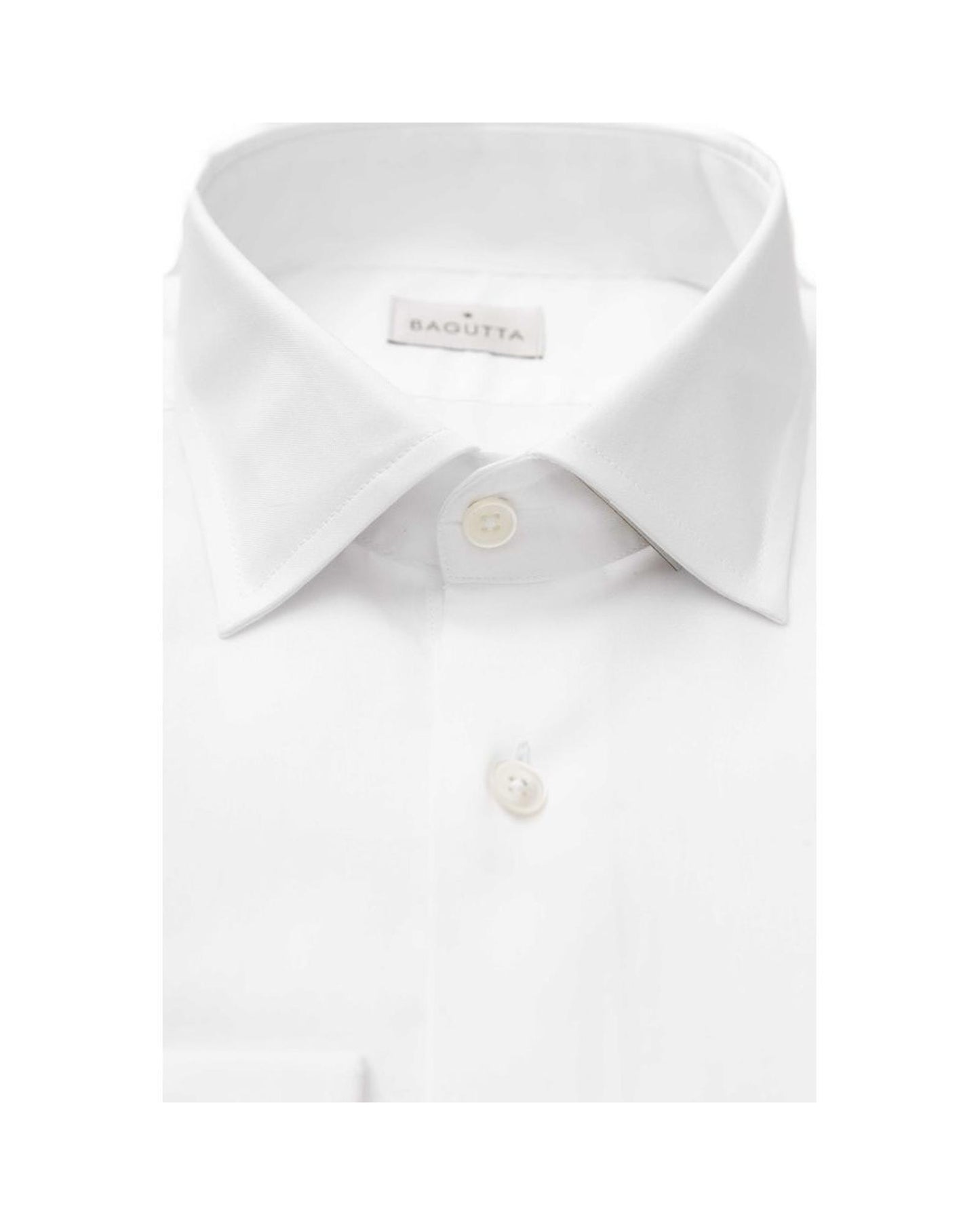 Bagutta Men's White Cotton Shirt - 44 IT