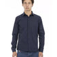 Baldinini Trend Men's Blue Cotton Shirt - L