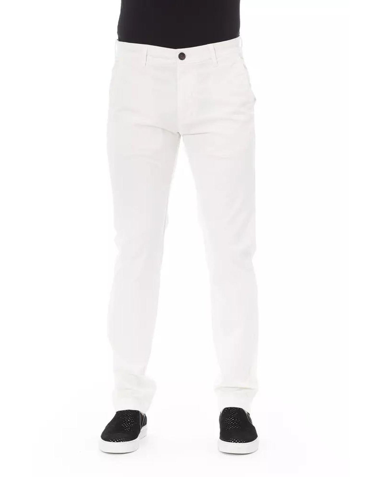 Baldinini Trend Men's White Cotton Jeans & Pant - W34 US