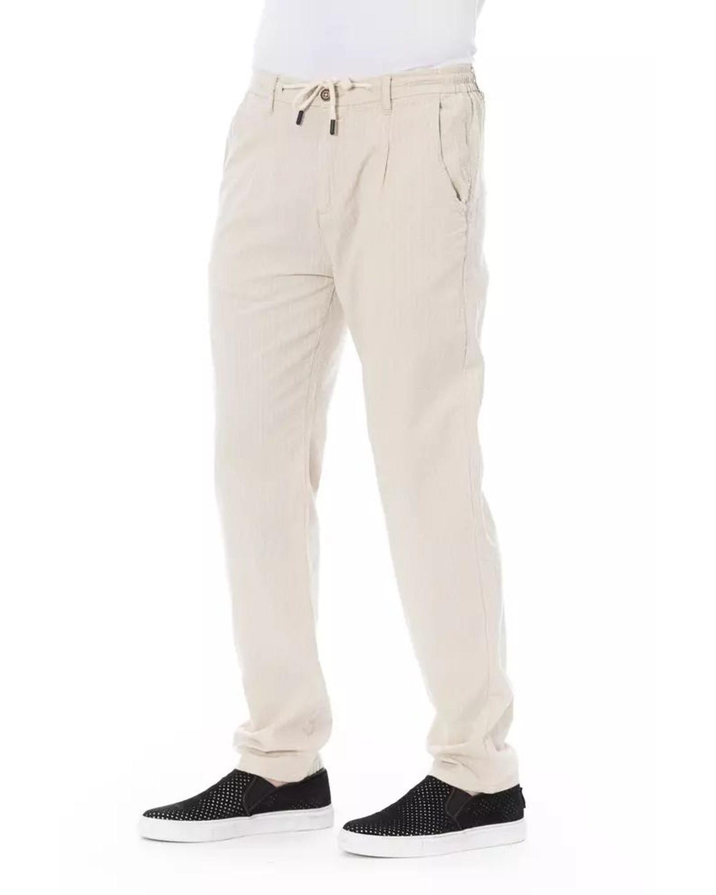 Baldinini Trend Men's Beige Cotton Jeans & Pant - W30 US