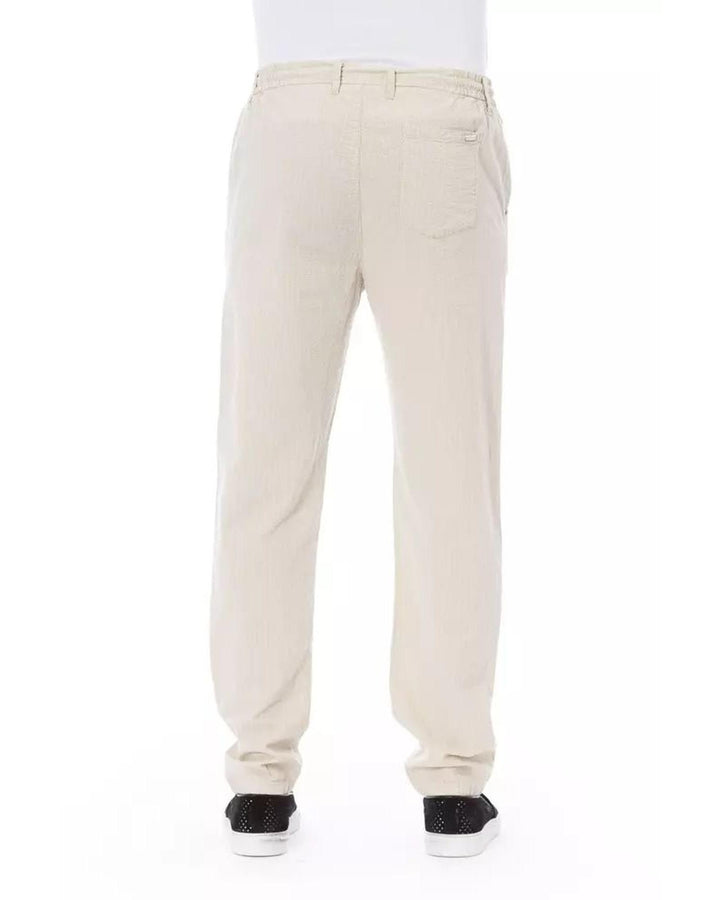 Baldinini Trend Men's Beige Cotton Jeans & Pant - W32 US