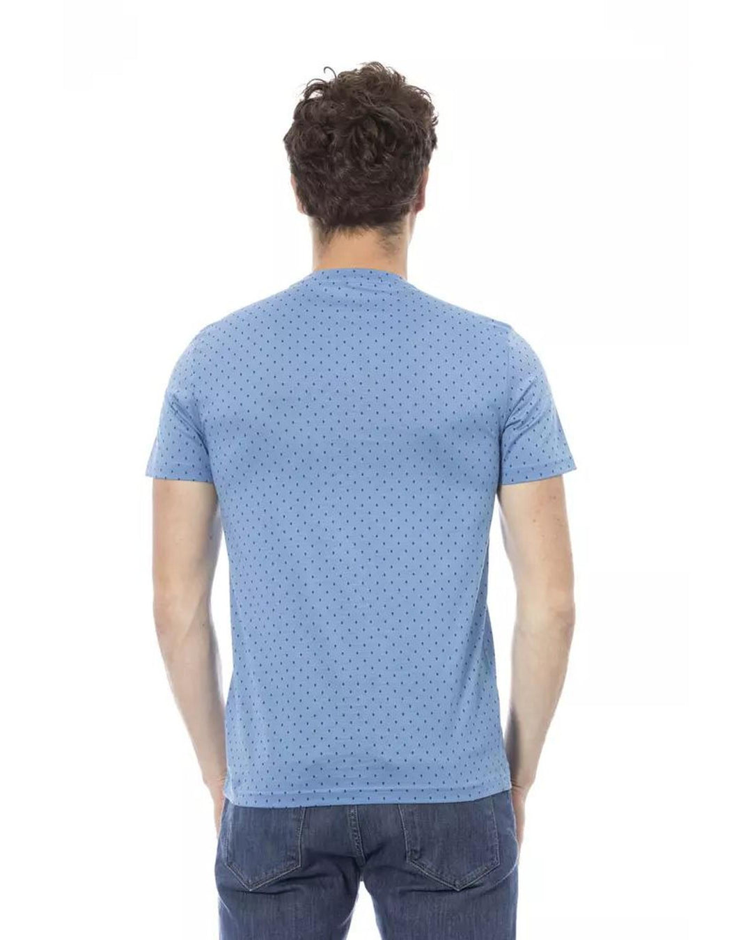 Baldinini Trend Men's Light Blue Cotton T-Shirt - L