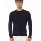 Baldinini Trend Men's Blue Modal Sweater - 52 IT