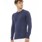 Baldinini Trend Men's Blue Modal Sweater - 52 IT