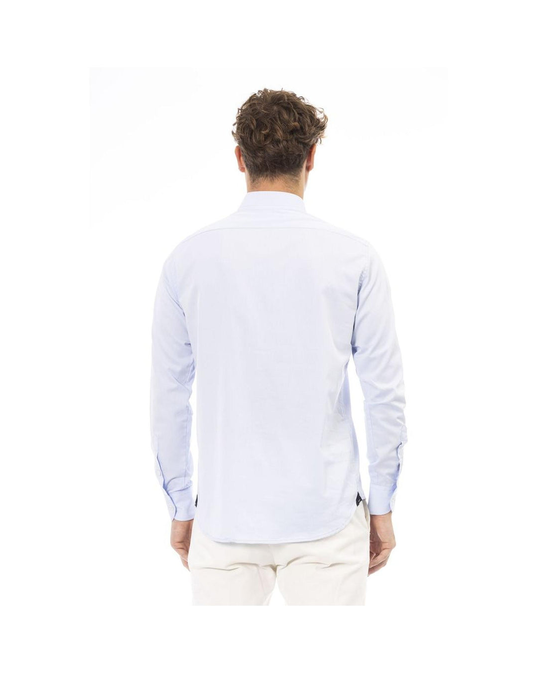 Baldinini Trend Men's Light Blue Cotton Shirt - L