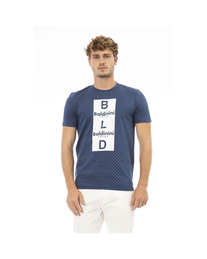 Baldinini Trend Men's Blue Cotton T-Shirt - S