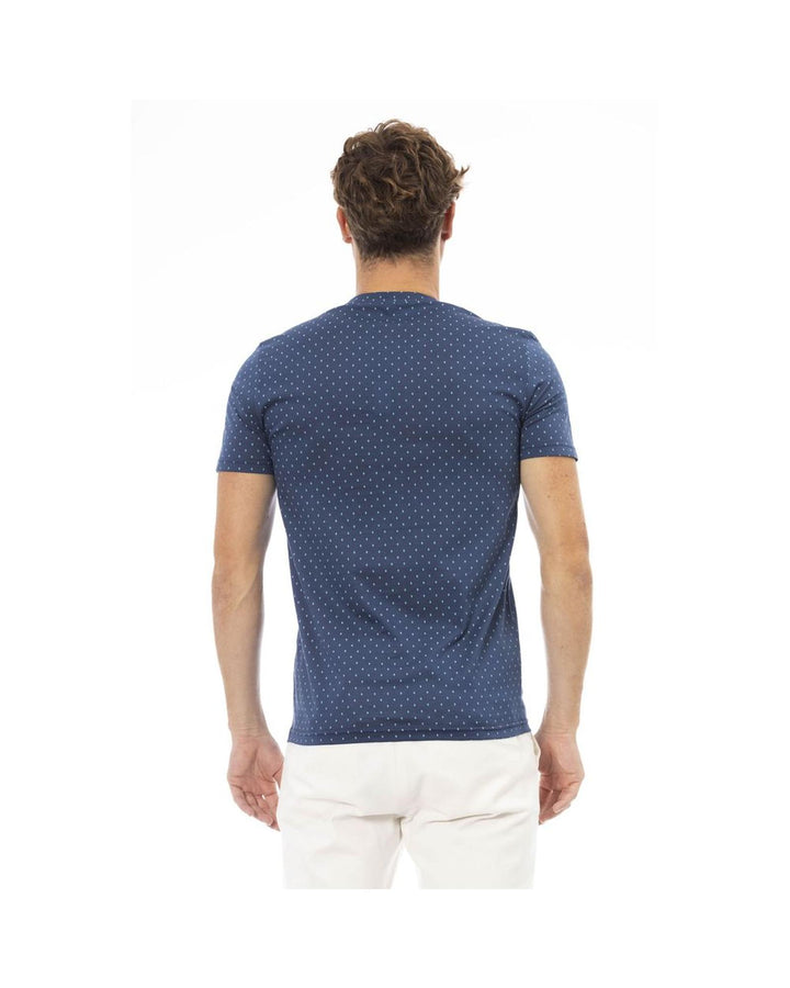 Baldinini Trend Men's Blue Cotton T-Shirt - XL