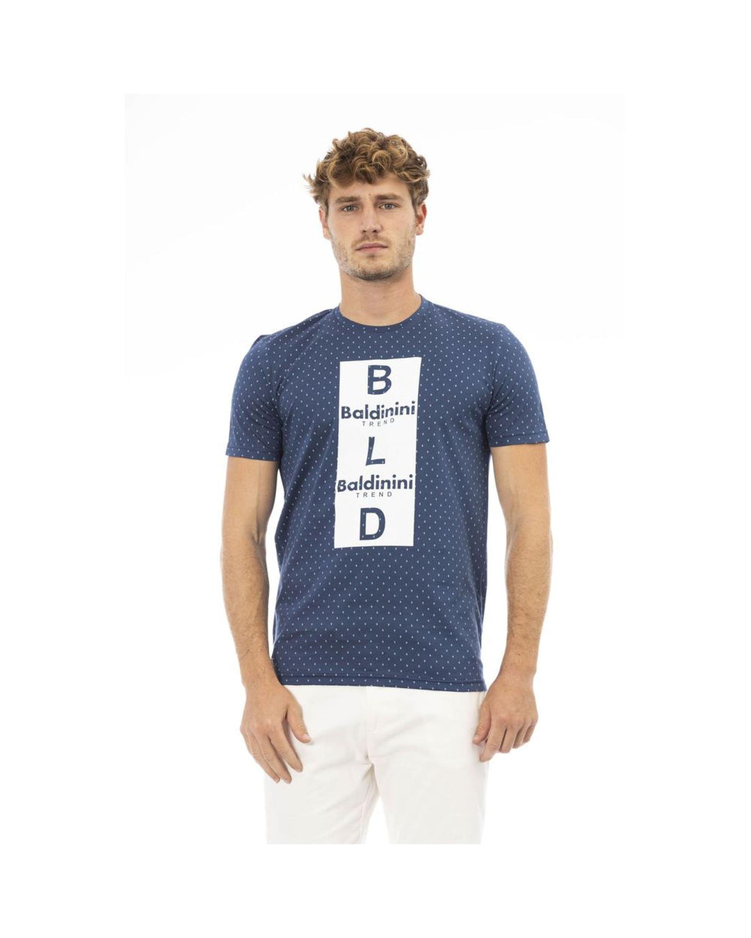 Baldinini Trend Men's Blue Cotton T-Shirt - XS