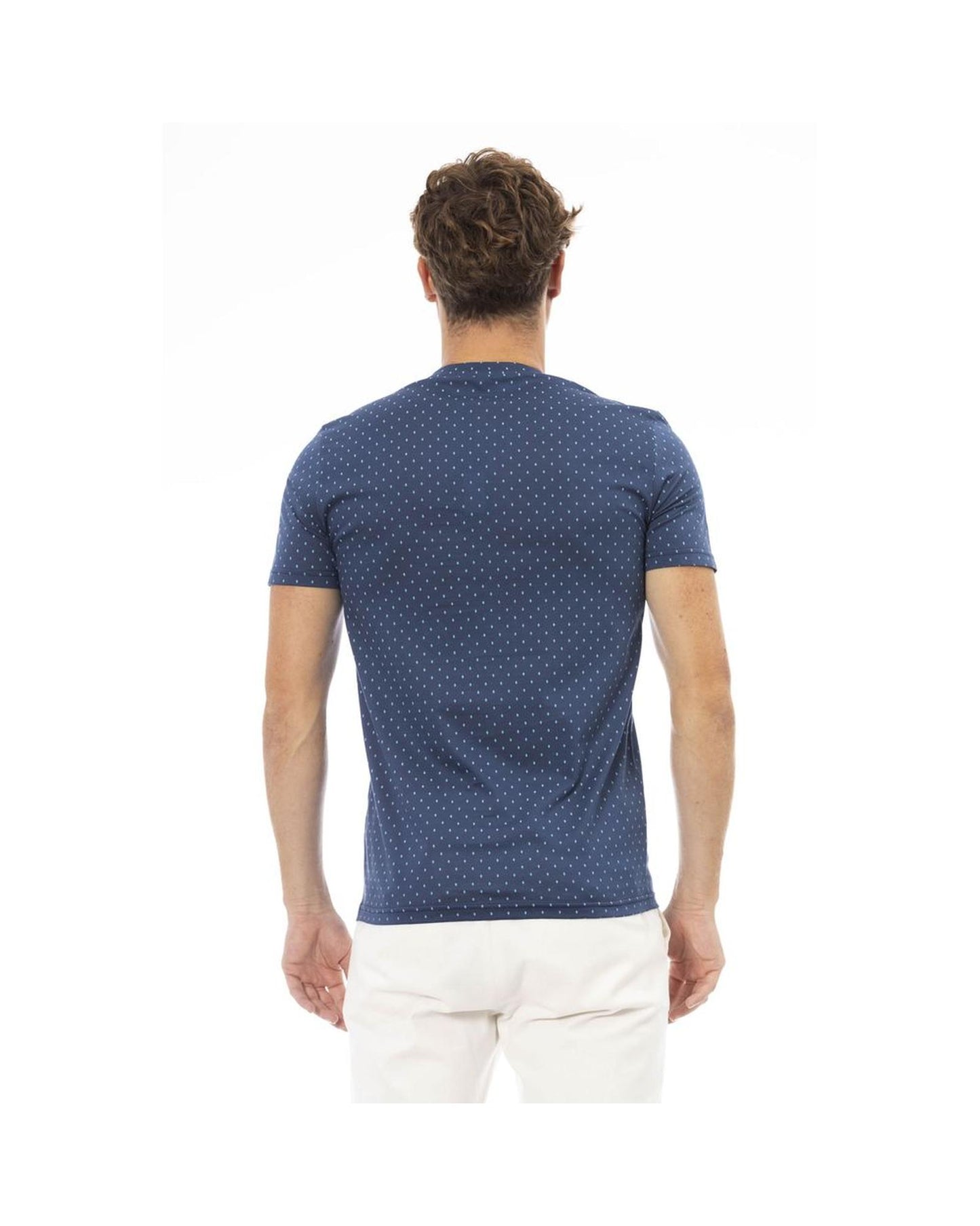 Baldinini Trend Men's Blue Cotton T-Shirt - XS