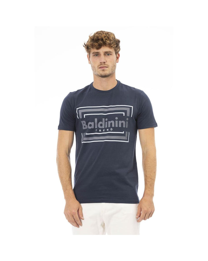 Baldinini Trend Men's Blue Cotton T-Shirt - L