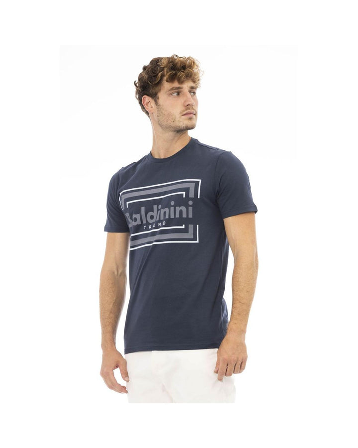 Baldinini Trend Men's Blue Cotton T-Shirt - L