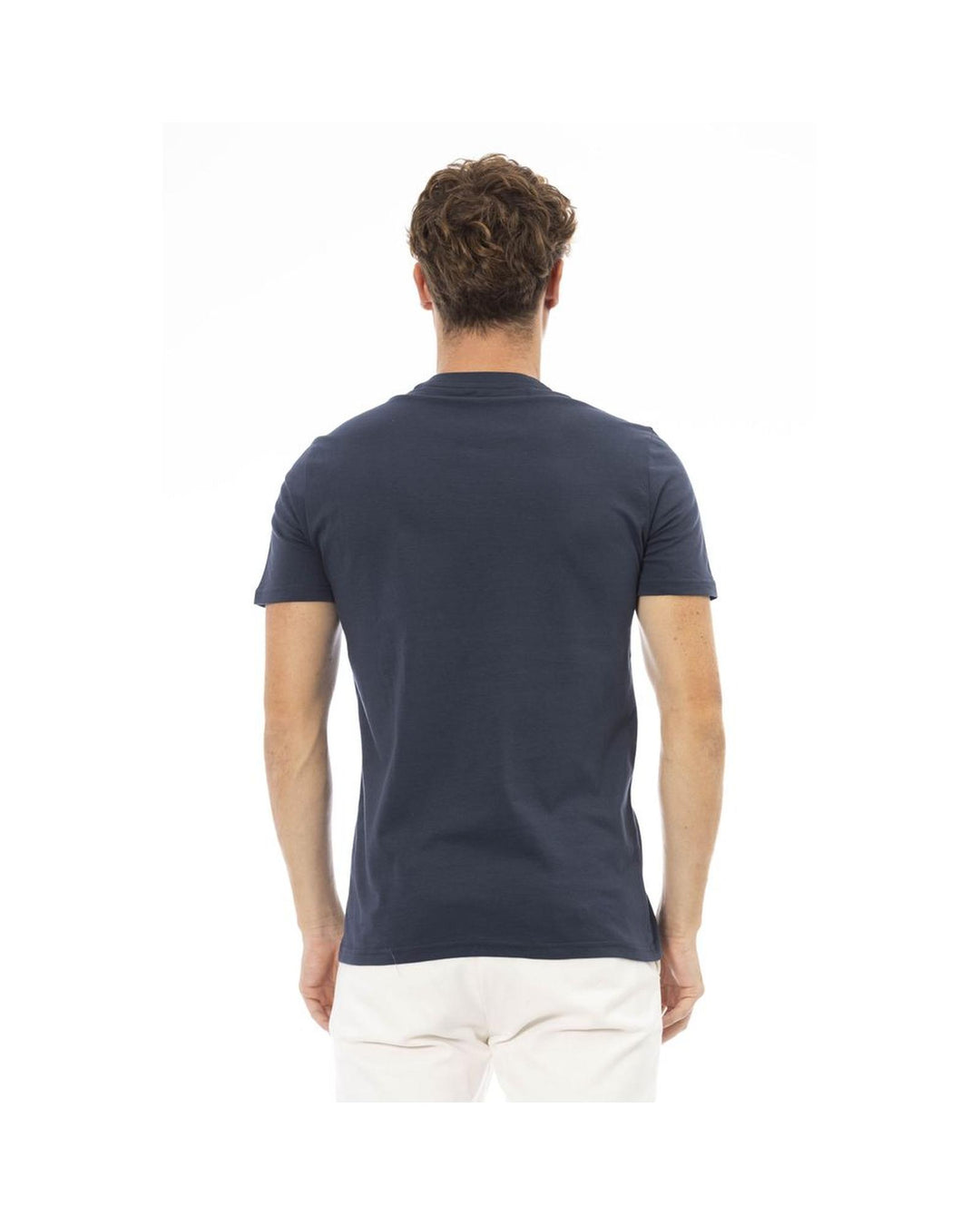 Baldinini Trend Men's Blue Cotton T-Shirt - L