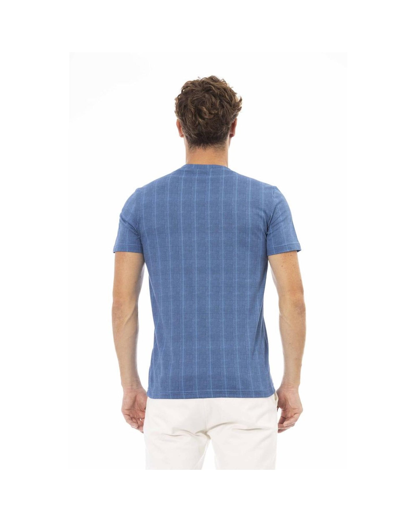 Baldinini Trend Men's Blue Cotton T-Shirt - M