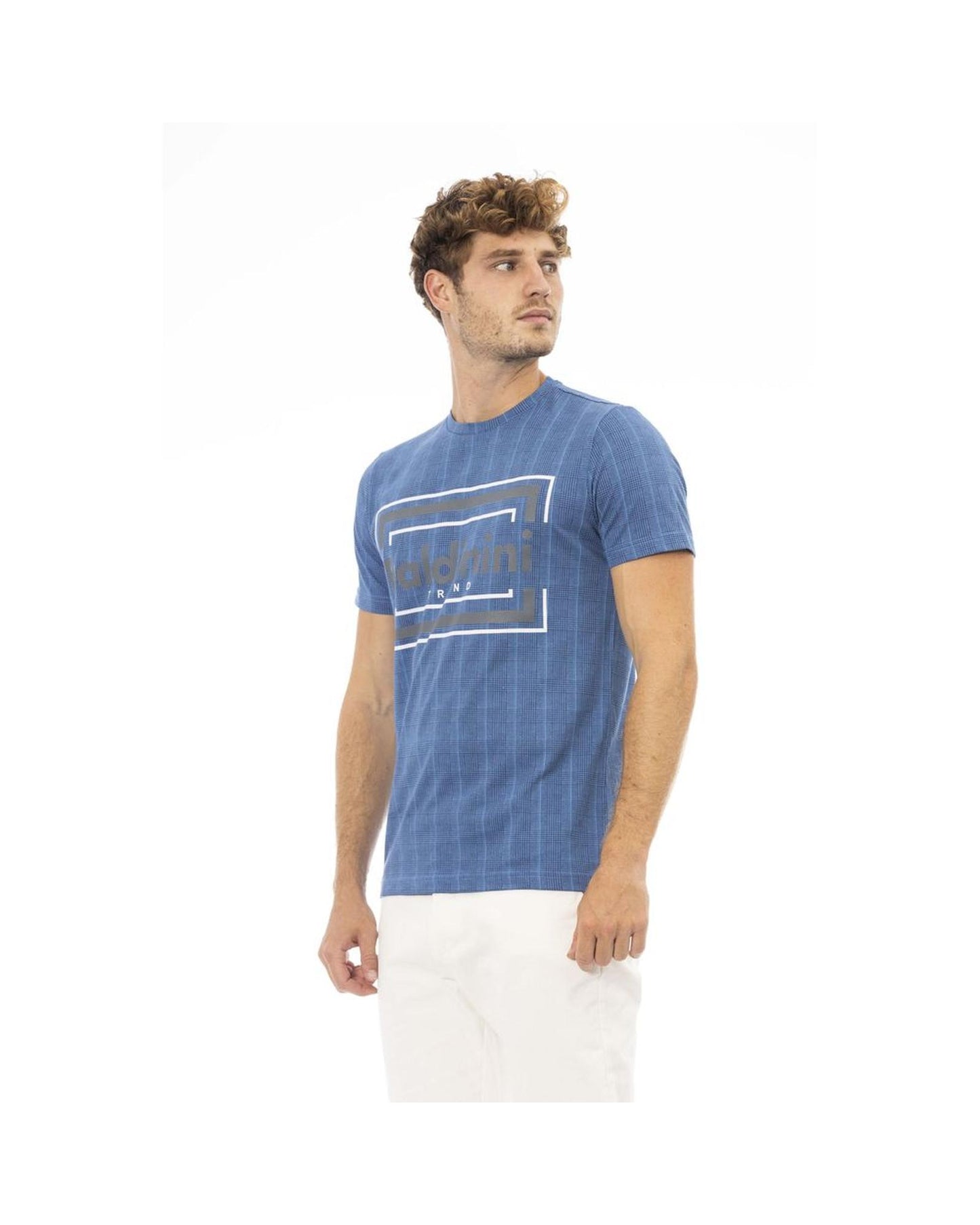 Baldinini Trend Men's Blue Cotton T-Shirt - XS