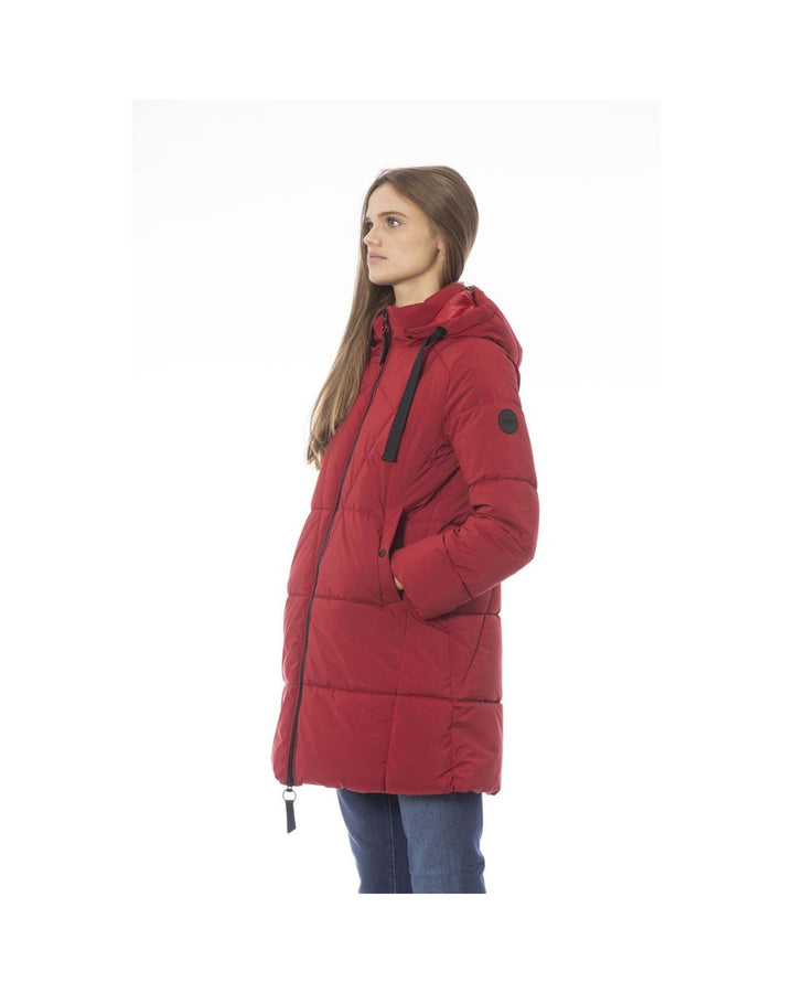 Baldinini Trend Women's Red Polyester Jackets & Coat - S