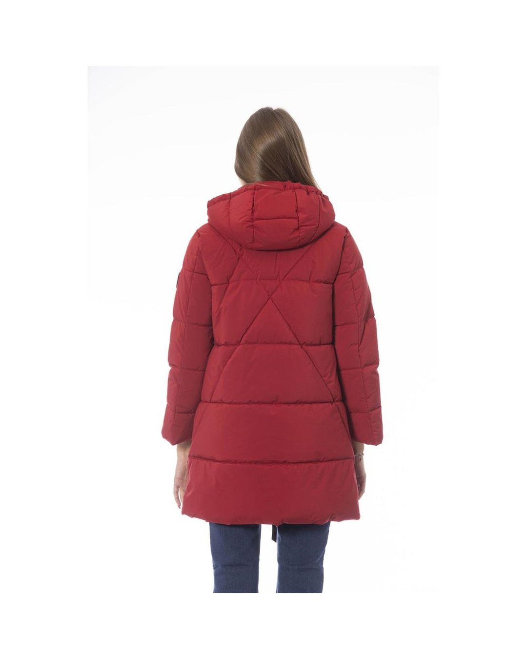 Baldinini Trend Women's Red Polyester Jackets & Coat - S