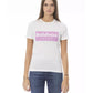 Baldinini Trend Women's White Cotton Tops & T-Shirt - L