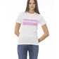 Baldinini Trend Women's White Cotton Tops & T-Shirt - L