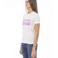 Baldinini Trend Women's White Cotton Tops & T-Shirt - L