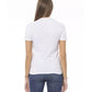 Baldinini Trend Women's White Cotton Tops & T-Shirt - XL