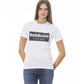 Baldinini Trend Women's White Cotton Tops & T-Shirt - L