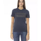 Baldinini Trend Women's Blue Cotton Tops & T-Shirt - L