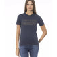 Baldinini Trend Women's Blue Cotton Tops & T-Shirt - L