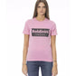 Baldinini Trend Women's Pink Cotton Tops & T-Shirt - L