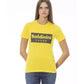 Baldinini Trend Women's Yellow Cotton Tops & T-Shirt - L