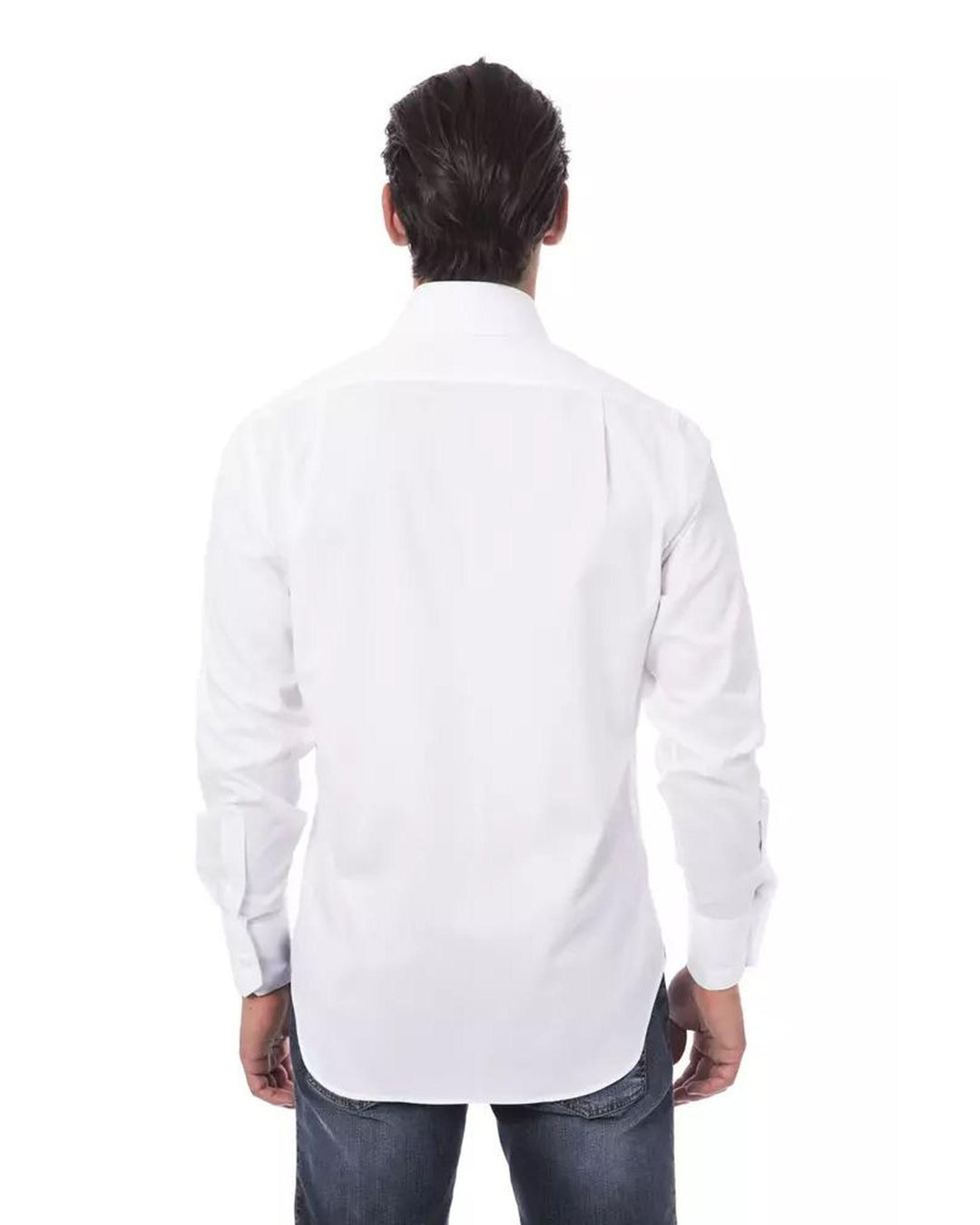 Billionaire Italian Couture Men's White Cotton Shirt - 4XL