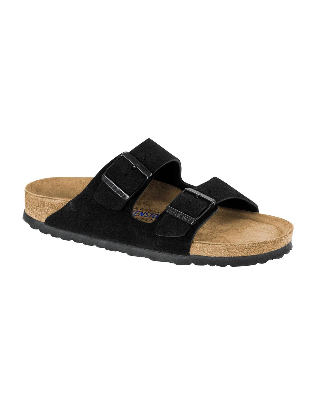 Birkenstock Adjustable Strap Cork Sandals with Deep Heel Cup & Arch Support in Black - 36 EU