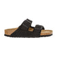 Birkenstock Adjustable Strap Cork Sandals with Deep Heel Cup & Arch Support in Black - 37 EU