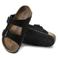 Birkenstock Adjustable Strap Cork Sandals with Deep Heel Cup & Arch Support in Black - 37 EU