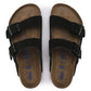 Birkenstock Adjustable Strap Cork Sandals with Deep Heel Cup & Arch Support in Black - 37 EU