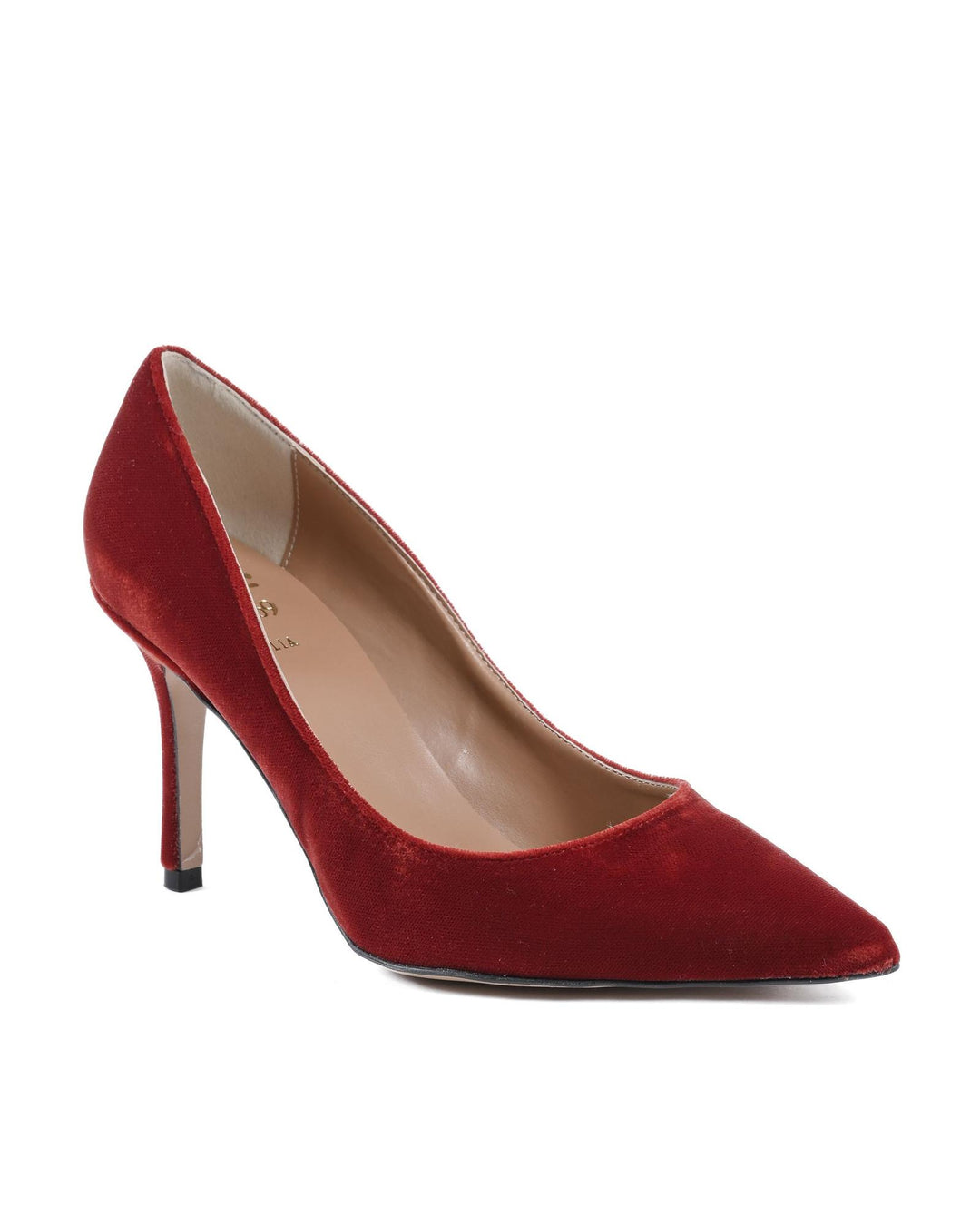 19V69 ITALIA by Versace 1969 abbigliamento sportivo srl Women's Red Velvet High Heel Pump in Red - 37 EU